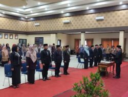 Wako Zulmaeta Lantik 9 Pejabat Pimpinan Tinggi Pratama diLingkungan Pemko Payakumbuh