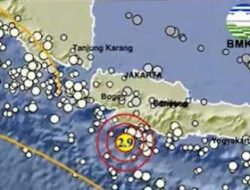 BMKG, Pusat Gempa Sukabumi Berada di Kedalaman 24 Km