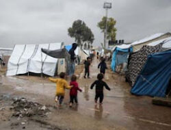 Banjir Landa Kamp Pengungsian Gaza, Warga Terjebak dalam Cuaca Dingin dan Pembatasan Bantuan