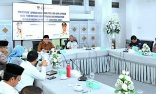 Wakil Walikota Maigus Nasir menerima dokumen LHA-LHP dari Ombudsman