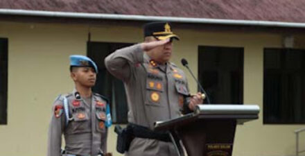 Polres Solok Gelar Apel Kesiapsiagaan Hadapi Potensi Bencana Alam