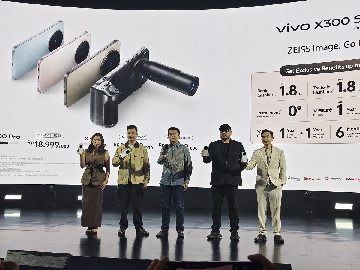 Vivo X300 Series resmi meluncur di Indonesia.
