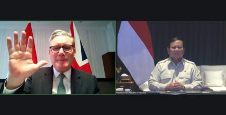 Presiden Prabowo Subianto mengadakan telekonferensi dengan Perdana Menteri (PM) Inggris, Keir Starmer.