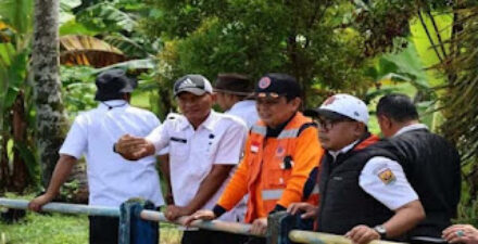 Wawako Pariaman Tinjau Bendungan Irigasi Cubadak Mentawai yang Alami Kerusakan Parah
