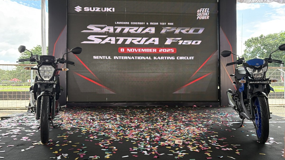 Suzuki Satria kembali hadir dalam dua varian: SAtria Pro dan Satria F150.