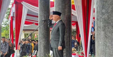 Gubernur Mahyeldi jadi irup upacara peringatan Hari Pahlawan