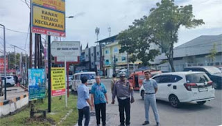 Jasa Raharja Sumbar Pasang Rambu Keselamatan