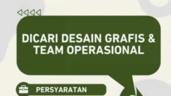 Dibuka! Lowongan Desain Grafis dan Team Operasional di Salam Project.