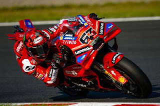 Francesco Bagnaia di MotoGP Portugal 2025.