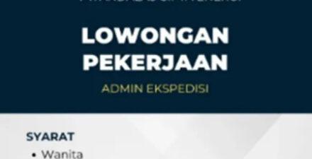 PT Andalas Cipta Energi Buka Lowongan Kerja Posisi Admin Ekspedisi, Cek Syarat dan Cara Daftarnya!