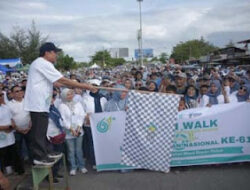 Fun Walk 2 Km Warnai Peringatan Hari Kesehatan Nasional