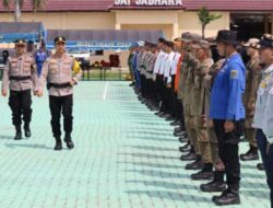 Kapolres Pulang Pisau Pimpin Apel Siaga Bencana Hidrometeorologi 2025