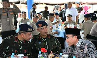 Wawako Maigus Nasir menghadiri syukuran peringatan HUT ke-80 Brimob Polri pada Jumat