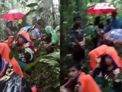 Video Viral, Warga Panik Terisolasi di Hutan Akibat Longsor
