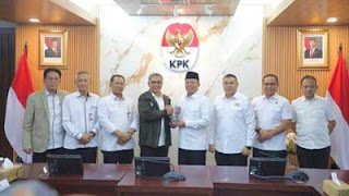 Kementerian ATR/BPN bertemu KPK.