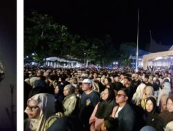 Pulang Kampung Diva Aurel Hibur Warga Geparkan Lapangan Cindua Mato Batusangkar