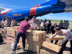 Mabes Polri Berikan Bantuan Logistik Bagi Korban Bencana Sumbar Tiba di Padang