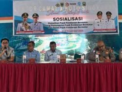 Samsat Kota Solok Gencarkan Sinergi Pemungutan Pajak Kendaraan dan Edukasi Keselamatan Bersama Jasa Raharja di X Koto Singkarak