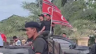 Demo berujung ricuh di Lhokseumawe Aceh.