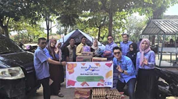 Bank Nagari Cabang Siteba menunjukkan kepedulian