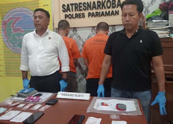 Dua Pria di Pariaman Ditangkap Polisi