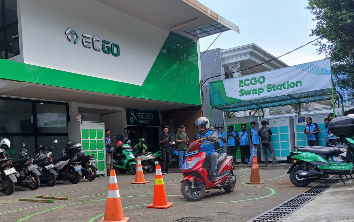 EV Moto Luncurkan Platform Ride Hailing, Seluruh Armadanya Motor Listrik.