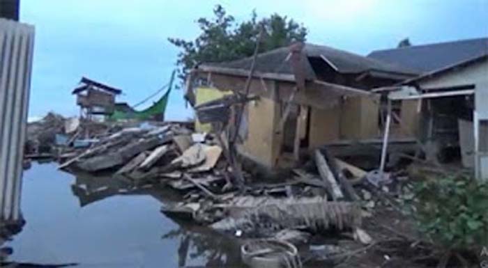 Pascabanjir besar melanda Kabupaten Aceh Utara.