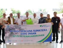 BPJS Ketenagakerjaan Serahkan Santunan JKM kepada Korban Bencana Agam
