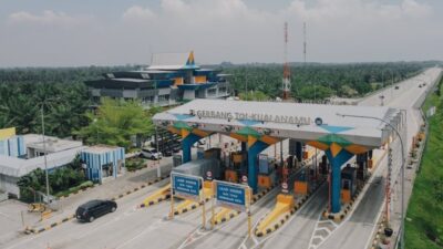 Gerbang Tol (GT) Kualanamu, Sumut.