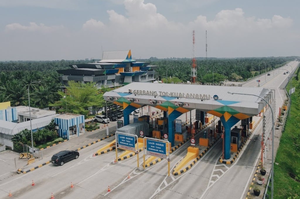 Gerbang Tol (GT) Kualanamu, Sumut.