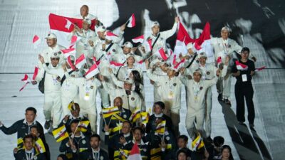 Kontingen Indonesia berhasil lampaui target 80 medali emas SEA Games 2025.