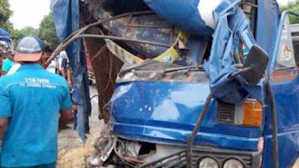 Kecelakaan beruntun empat truk terjadi di Jombang, Jawa Timur