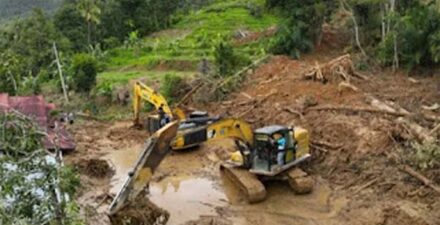 Akses di wilayah Silungkang yang sempat terputus akibat bencana banjir bandang