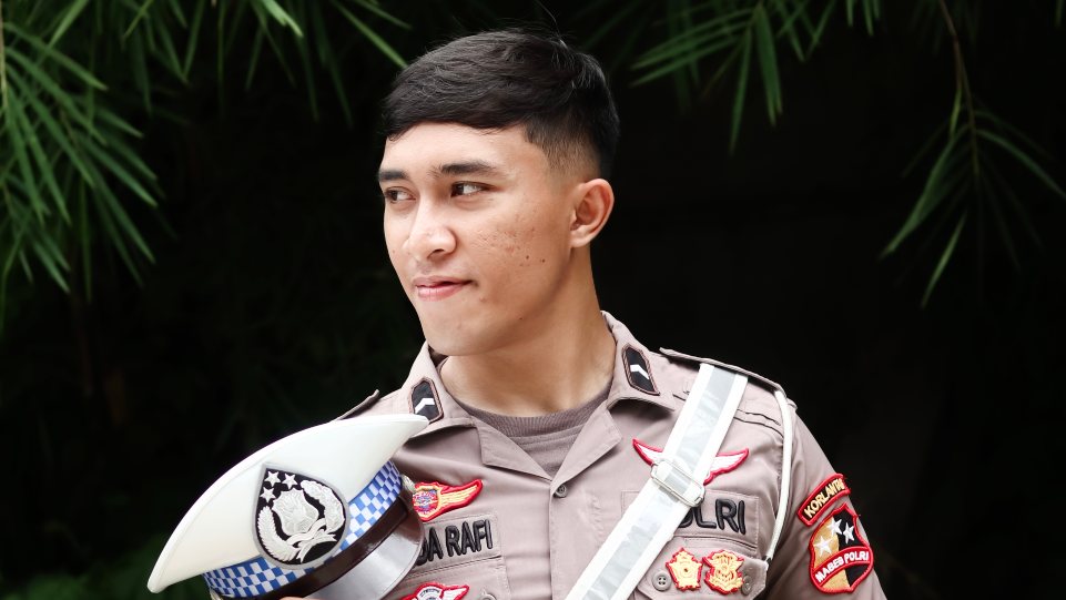 Bripda Ananda Rafi viral lewat konten edukasi tertib berlalu lintas, kini masuk jajaran artis Jwara Creative. (Dok. Istimewa)