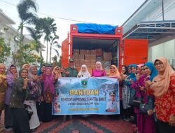 Gubernur Mahyeldi Lepas Bantuan 2,5 Ton Rendang untuk Korban Bencana di Aceh, Sumut, dan Sumbar