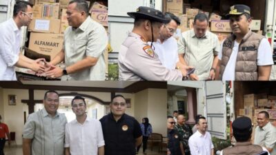 Wali Kota Pariaman Terima Bantuan dari Raffi Ahmad untuk Korban Banjir