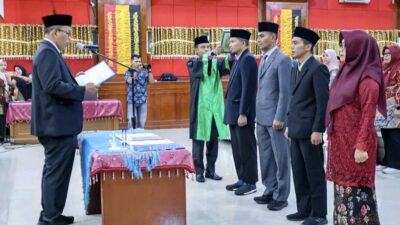 Wawako Pariaman Lantik Empat Pejabat Eselon II, Tancap Gas Benahi Mesin Birokrasi