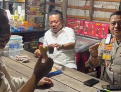Bupati Kapuas, Sekda dan Kapolres Ngopi Bareng di Warung Sederhana
