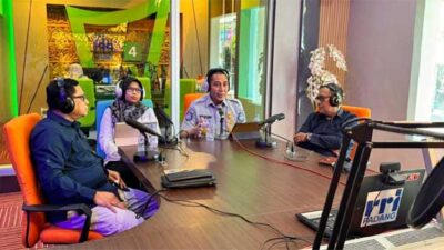 Fokus Keselamatan Publik, Jasa Raharja Sumbar Hadir di RRI Pro 1 Padang Bahas Lintas Nataru