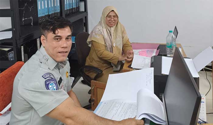 Jasa Raharja Cabang Solok kunjungan kerja ke RSUD Sungai Dareh sebagai bagian dari upaya penguatan koordinasi dan peningkatan kualitas pelayanan kepada korban kecelakaan lalu lintas.