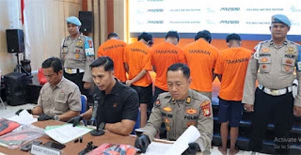 Lima orang ditetapkan sebagai tersangka terkait kasus penganiayaan