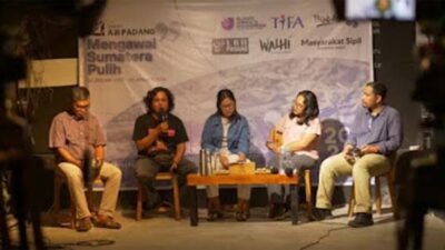 Aliansi Jurnalis Independen (AJI) Padang memperingati Hari Ulang Tahun (HUT) ke-21