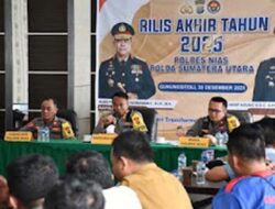 Polres Nias Selesaikan 72,4 Persen Kasus Sepanjang 2024–2025 Meski Kriminalitas Meningkat