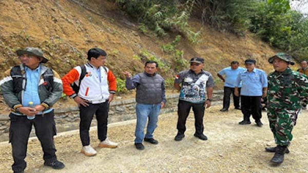 Wakil Bupati Solok, Candra, mewakili Bupati, turun langsung ke lokasi