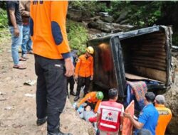 Mobil Box Terjun ke Jurang, 5 Luka-luka, 2 Selamat