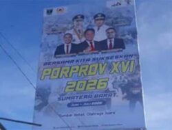 Porprov Sumbar 2026 Resmi Disosialisasikan, Baliho Mulai Terpasang di Berbagai Daerah