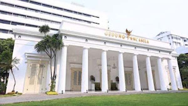 Gedung Pancasila di kompleks Kementerian Luar Negeri RI