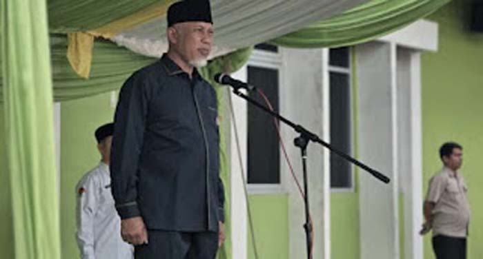 Gubernur Sumatera Barat, Mahyeldi Ansharullah.