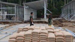 Ribuan zak Semen Padang dipasok untuk pembangunan huntara pascabanjir bandang.