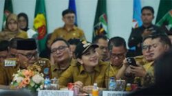 Bupati Dharmasraya, Annisa Suci Ramadhani memaparkan kondisi pascabanjir